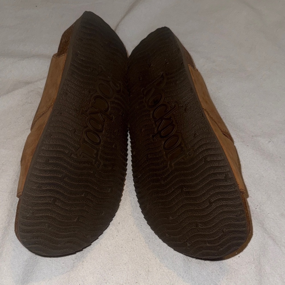 Rockport Womens 9.5  Tan Four Buckles Adjustable Straps Leather Strappy Sandals - Picture 6 of 9
